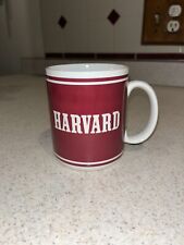 Harvard University Coffee Mug Cup - Veritas Rare Ltd Vtg Maroon picture