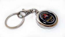 FRANKENMUTH OLD ENGLISH Beer Bottle Cap Opener Key Chain / Key Ring Handmade Can picture