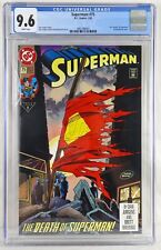 Jan. 1993, The Death of SUPERMAN Comic #75 - CGC 9.6 - 4th Edition White Pages picture