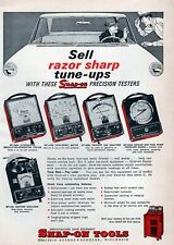1963 Snap-On Tools Tune-Up Testers Analyzers Original Color Print Ad picture