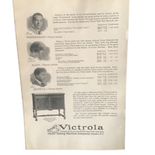 Vintage 1923 Victrola Talking Machine Company Ad Advertisement picture