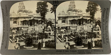 Keystone, Stereo, India, Jain temple richer place of worship in Calcutta Vintag picture