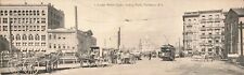 Market Square Looking North Providence Rhode Island RI Trolley Horses 1910 PC picture