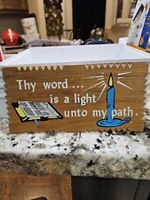 Vintage Thy Word Is A Light Unto My Path Wall Plaque picture
