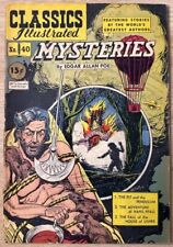 1940'S CLASSIC ILLUSTRATED COMIC BOOK NO.40 EGAR ALLEN POE MYSTERIES picture