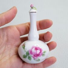 Meissen Antique porcelain perfume bottle. Vanity Rose pattern #34/78 Rare Read picture