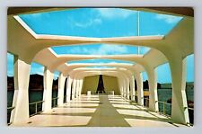 Pearl Harbor HI-Hawaii, U.S.S Arizona Memorial Assembly Area, Vintage Postcard picture