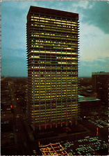 Humble Building Downtown Houston TX, Humble Oil, Cont Sz, Chrome, Unp, c1966 picture