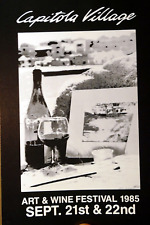 Invitation Capitola Village Art & Wine Festival 1985 -  Postcard, unposted picture