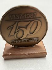Preowned John Deere 150th Anniversary Medallion -1837 To 1987 picture