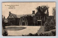Hinsdale, IL-Illinois, St Francis Retreat House Mayslake c1932, Vintage Postcard picture