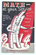 Vintage 1958 Math At Your Service Booklet Published for GM by City College of NY picture