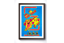 Ms. Pacman wall art - Cool retro poster  picture