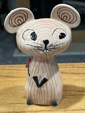Vtg 1958 Holt Howard Merry Mouse Red Bow Salt Shaker Single Replacement No Cork picture