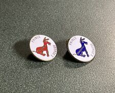 Vintage Democrat Donkey Pin Prince George’s County Maryland Set Of 2 Red Blue picture