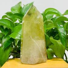 772g Natural Rainbow Smoky Citrine Quartz Obelisk Crystal Wand Point Healing picture
