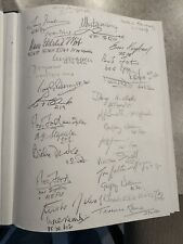 RAF And German Battle Of Britain Signatures. 40 Plus Signatures In 60th Ann Book picture