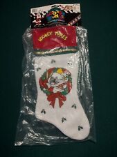 VTG 1996 NOS Bugs Bunny Looney Tunes Christmas Stocking picture