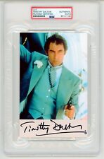 Timothy Dalton ~ Signed Autographed James Bond Licence to Kill ~ PSA DNA Encased picture
