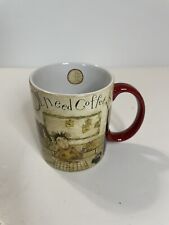 “I Need Coffee Now”  Cup Vintage 2006 Lang Mugs Dan DiPaolo Tea Chocolate Cute picture