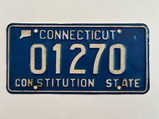 1990s Connecticut License Plate Postmaster's Plate Number = Zip Code picture