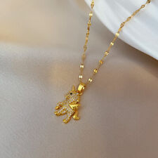 Women's Fashion Jewelry Gold Unicorn temperament Pendant Clavicle Necklace 1PC picture