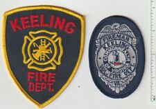 Keeling VA Fire Department patch pair shipped from Australia picture