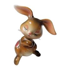 Py Miyao Rabbit Brown Porcelain Figurine Vtg Rare Designed Disney READ Repaired picture