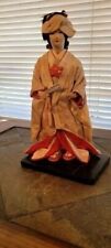 Vintage Okinawan Bridal Doll. Handcrafted.  Excellent Condition. Circa 1955. picture
