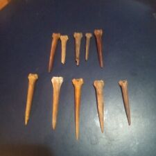 Lot 10 Alabama Authentic Arrowhead Bone Awls Pre-owned picture