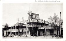 Fredericksburg, TX The Old Nimitz Hotel Vintage B&W Chrome Postcard I487 picture