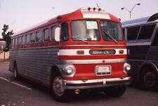 Original Bus Slide Vintage Red White Charter Bus RFK 2872 Ohio Plates 1983 #31 picture