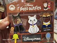 Disney pet outfits Marie Duchess Aristocats White Cat pin set picture