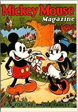 4x6 MICKEY MOUSE MAGAZINE #WDC-24 Postcard June 1936 Cover Art Unused *MODERN picture