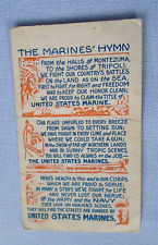 The Marines Hymn, 1942 post card picture
