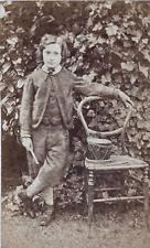 CIVIL WAR UNION DRUMMER BOY IN ZOUAVE STYLE CLOTHES ID'd c1863 CDV PHOTOGRAPH picture