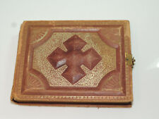  Antique 1807 Remmic & Rice Leather Photo Album Mini Daguerreotype 42 Photos picture