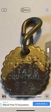 Vintage 1951 Stark County Illinois Dog Tax Tag picture