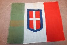 Original Pre to Early WW2 Era Italian National Cotton Flag w/Ties, 12