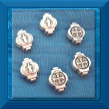 St. Saint Benedict Medal Cross Rosary Making Parts Our Father Beads 6 pcs Lot picture