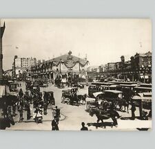 Bustling Street Scene @ HERALD SQUARE New York City 1898 Vintage Press Photo picture