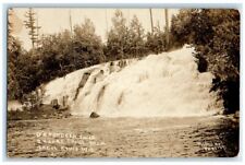 c1920's Ontonagon Falls Eagle River Wisonsin WI RPPC Photo Unposted Postcard picture
