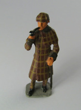 Sherlock Holmes CAST ALUMINUM MINIATURE FIGURINE HAND PAINTED England Post-1940s picture
