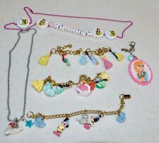 ECLECTIC GROUP OF BRACELETS: NECKLACE: OVAL ANNA KEY RING/CHARM -DISNEY JEWELRY picture