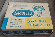 Vintage Mouli Salad Maker Food Processor Grater Shredder France 5 Discs In Box picture