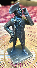 Vintage 1975 The Sea Captain Franklin Mint Fine Pewter Figurine Colonial America picture