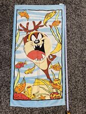 Vintage 2000 Beach Towel Taz Looney Tunes WB 53” Clean Rare Retro picture