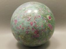 Ruby and Fuchsite 2.75 inch Stone Sphere Rock Gemstone 70 mm Ball #O2 picture