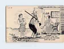 Postcard I Would Like To Speak With My Future Son-In-Law, Humor Comic Art Print picture