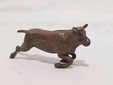 Antique Cast Iron Steer Bull Cow ~ 3.5